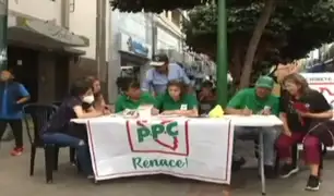 PPC recolecta firmas en 10 puntos de Lima para la reinscripción del partido