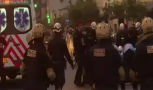 Centro de Lima: 20 policías heridos y varios detenidos dejan enfrentamientos