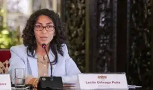 Ministra Urteaga: "La renuncia de Dina Boluarte no es una opción"