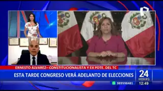 Expresidente del TC, Álvarez: “El Perú vive una violencia orquestada por la extrema izquierda”