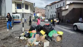 Cusco: Camión de basura no podrá operar por falta de combustible debido a protestas
