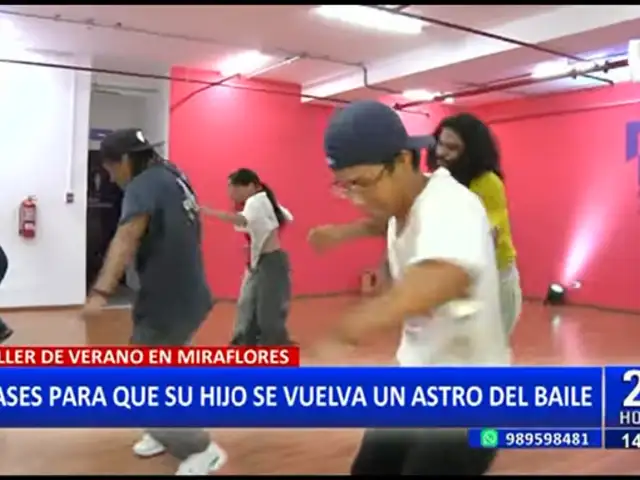 Miraflores: Presentan talleres de verano para que tu hijo sea un astro del baile