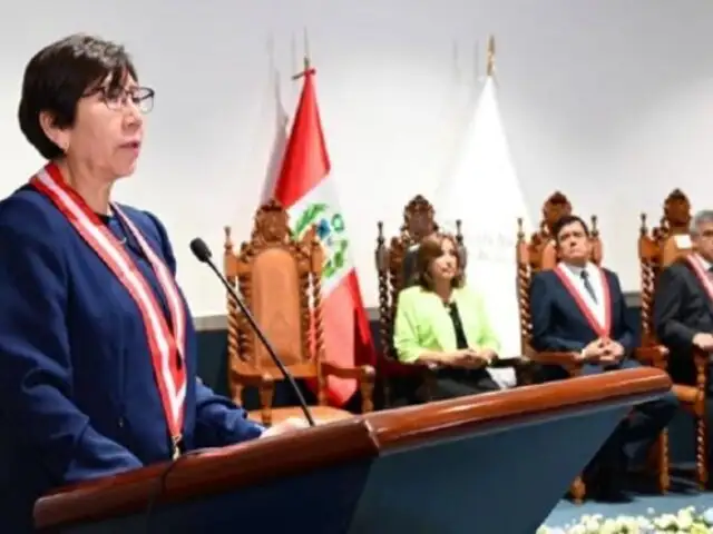 Imelda Tumialán juramentó como presidenta de la Junta Nacional de Justicia