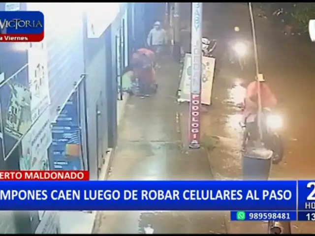 Puerto Maldonado: Detienen a peligrosos delincuentes que asaltaban a mujeres y niños