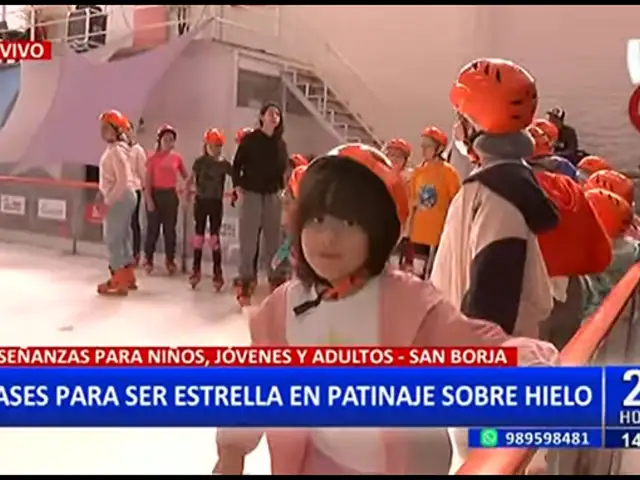 San Borja: Federación Peruana ofrece clases de patinaje sobre hielo
