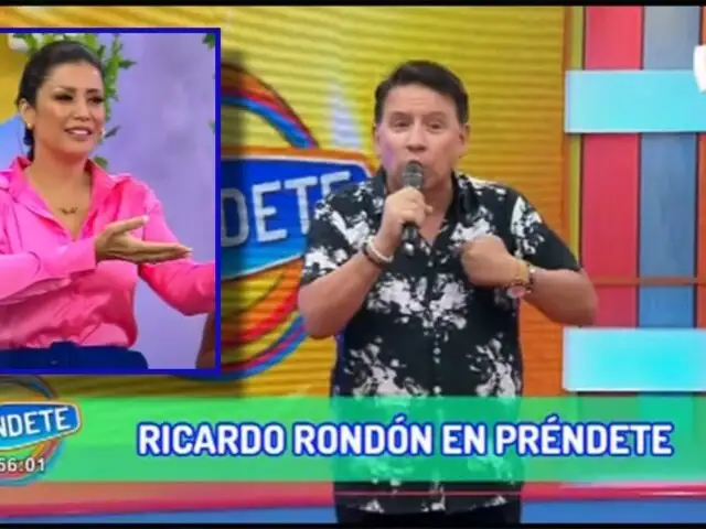 Karla Tarazona abandona set tras aparición de Ricardo Rondón como 'conductor' de Préndete
