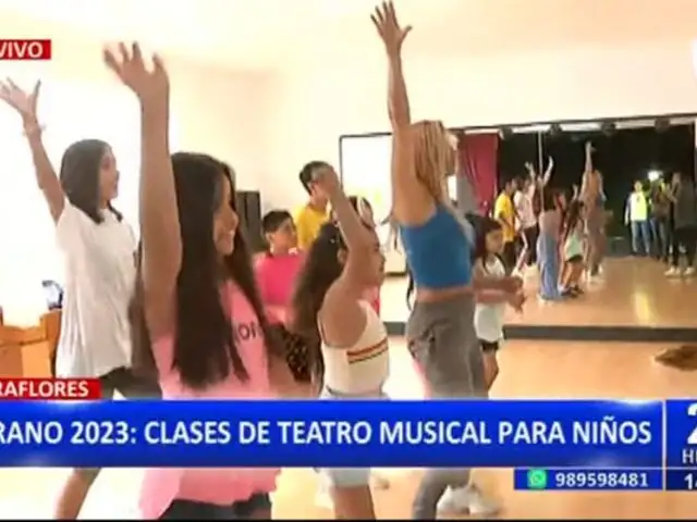 Verano 2023: Ofrecen clases de teatro musical para niños en Miraflores