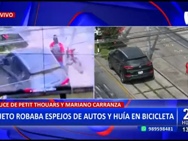 Detienen a sujeto que robaba costosas autopartes y huía a bordo de su bicicleta