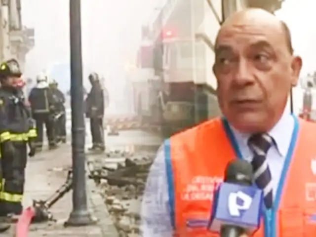 Mario Casaretto sobre incendio en Centro de Lima: “Los trabajos de Bomberos durarán hasta 3 días”