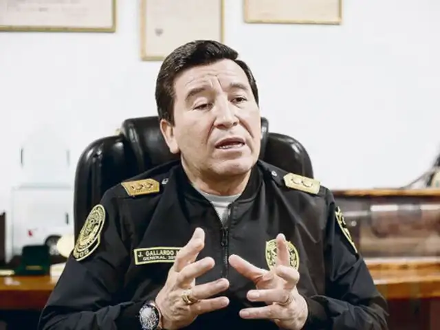 Javier Gallardo: PJ rechazó pedido de prisión preventiva para excomandante general de la PNP