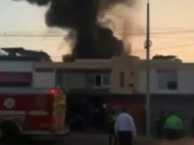 San Isidro: incendio se desató en oficina del Ministerio del Ambiente