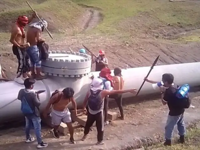 Oleoducto Norperuano: manifestantes prohíben pase de expertos para contener derrame de petróleo