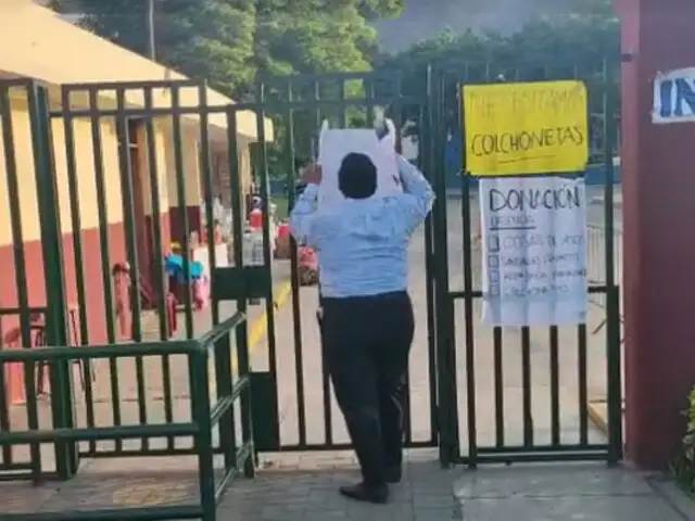 UNI: retiran carteles con pedidos de donaciones ante salida voluntaria de manifestantes