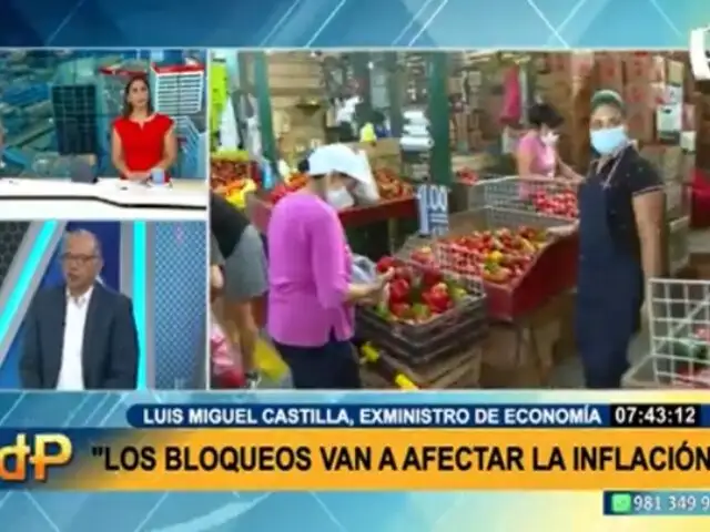 Inflación sentirá impacto de protestas: "Estamos autogenerando una pandemia económica interna", según Castilla
