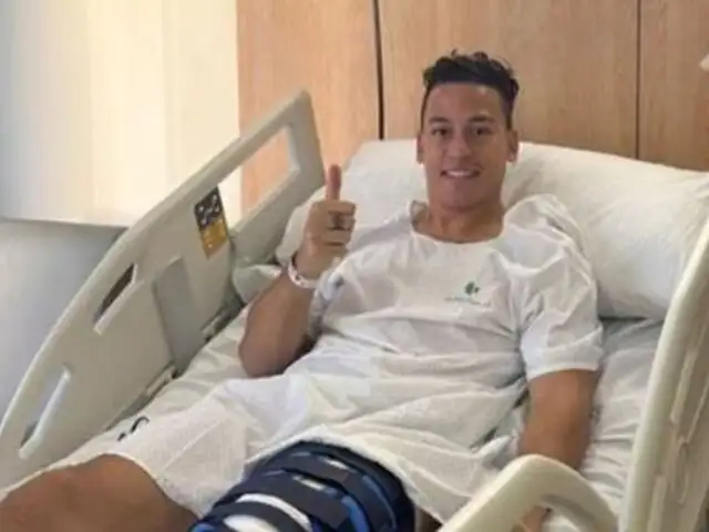 Cristian Benavente fue operado de la rodilla de manera exitosa: "¡Todo salió muy bien!"