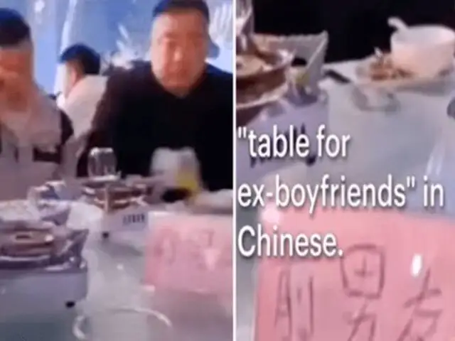 Mujer invita a sus exnovios a su boda y los agrupa en la misma mesa