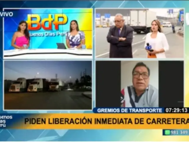 Camioneros del Perú denuncian cobro de cupos a conductores: "Pedimos liberación de las vías nacionales"