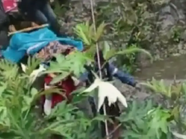 Chota: mujer gestante pierde a sus gemelos tras ser trasladada en una camilla artesanal