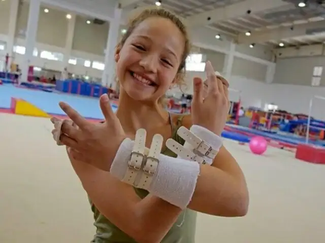 Galilea Huertas: gimnasta de 13 años entrena a diario en Legado para llegar al Mundial en Turquía
