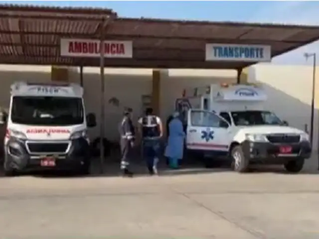 Trasladan a 9 policías heridos a hospital de Pisco tras enfrentamiento con manifestantes