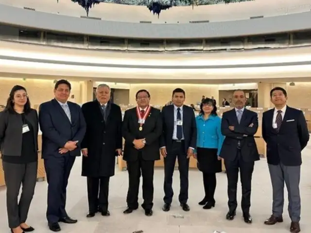 El Perú reafirma su compromiso con los derechos humanos ante el Consejo de Derechos Humanos de la ONU