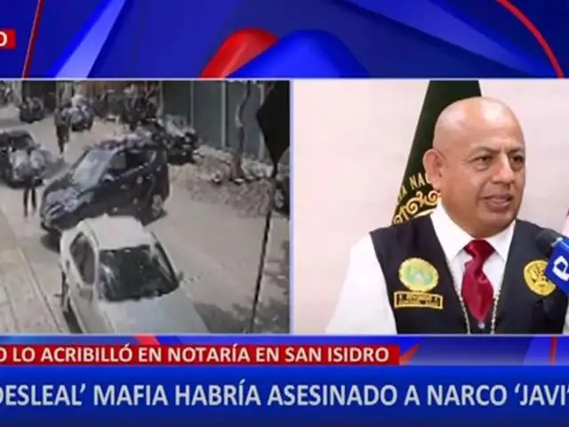 Mafia abría ordenando asesinar a narcotraficante “Javi” en notaria de San Isidro