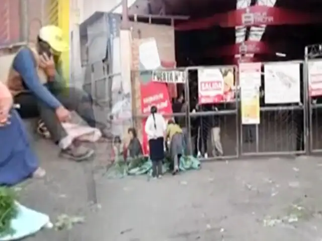 Tacna: Mercado Mayorista Grau amanece con las puertas cerradas
