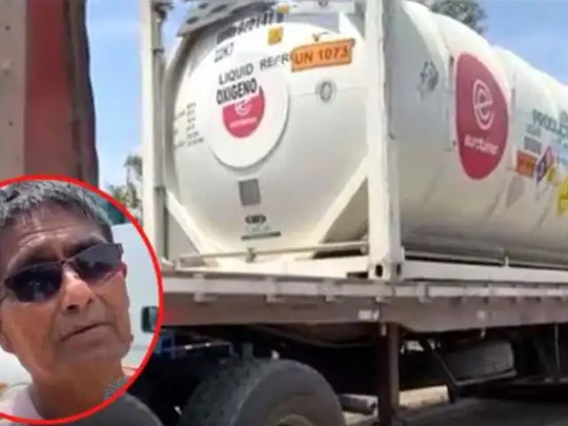 Manifestantes se niegan a permitir pase: cisterna con oxígeno medicinal continúa varada en Pisco