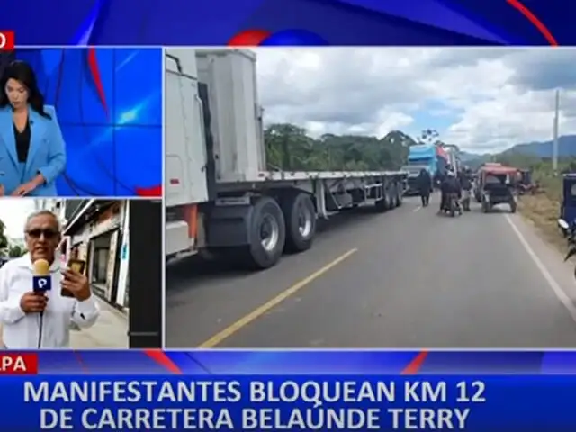 Pucallpa: carretera Fernando Belaunde Terry continúa bloqueada