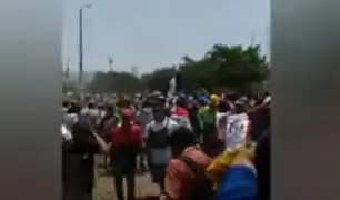 "Al Callao se le respeta": chalacos se enfrentaron a manifestantes que intentaron llegar al Jorge Chávez