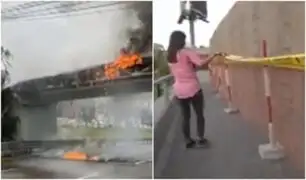 Incendio de puente en Vía Expresa: Luz del Sur anuncia corte de energía eléctrica por trabajos