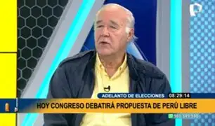 García Belaúnde: "Perú Libre quiere imponer, pero lo que debe hacer es consensuar"