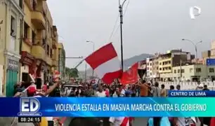 Protestas en Lima: más de 20 detenidos y al menos cuatro heridos tras últimos enfrentamientos
