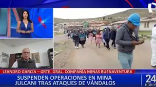 Buenaventura suspende operaciones de mina Julcani debido actos vandálicos