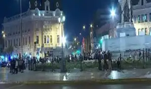 Centro de Lima: continúan las protestas contra el gobierno de Dina Boluarte