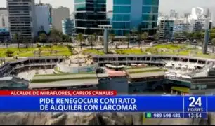 Alcalde de Miraflores busca renegociar contrato de alquiler con Larcomar
