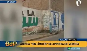 Vecinos indignados: denuncian que negocios invaden la vía pública en el Callao