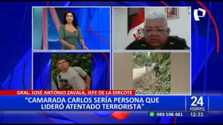 Jefe de la Dircote, Zavala: “Camarada Carlos habría dirigido el atentado terrorista contra PNP”