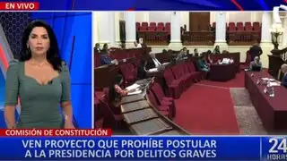 Congreso: Comisión de Constitución debate hoy reformas políticas y electorales