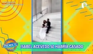 Isabel Acevedo se habría casado en EEUU con su novio Rodney Rodríguez: la sesión de fotos