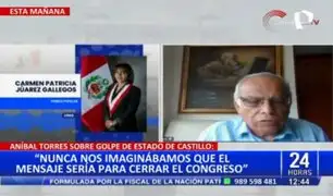 Aníbal Torres: "Nadie de los que estuvimos presentes sabíamos de la decisión de Castillo"