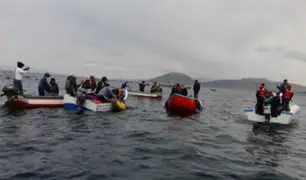 Puno: dos personas murieron tras naufragar embarcación en el lago Titicaca