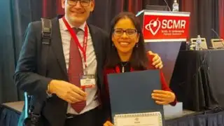 Cardióloga peruana recibe premio internacional por su trabajo en resonancia magnética cardíaca