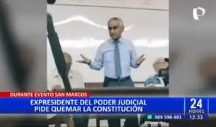 Duberlí Rodríguez, expresidente del PJ: "Hay que quemar la Constitución"