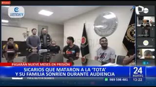 Asesinato en San Miguel: Sicarios se rien durante la audiencia por asesinato de 'La Tota'