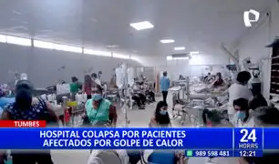 Tumbes: pacientes afectados por ola de calor abarrotan hospital