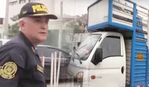 En tiempo récord PNP recupera camión robado con 49 mil soles en mercadería