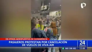 Viva Air: Pasajeros de todo Sudamérica protestan por cancelación de vuelos