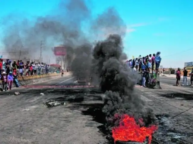 Región Ica pierde diariamente S/1.5 millones por bloqueos de carreteras y protestas violentas