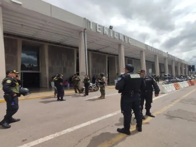 Protestas en Cusco: operaciones aéreas se desarrollan con normalidad en el aeropuerto